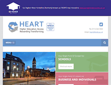 Tablet Screenshot of heart.ac.uk