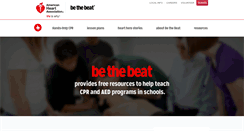 Desktop Screenshot of bethebeat.heart.org