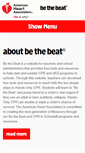 Mobile Screenshot of bethebeat.heart.org